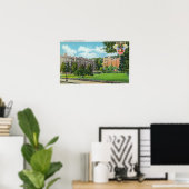 Poster Exterior View of Cadet Barracks and Gymnasium (Bureau à domicile)