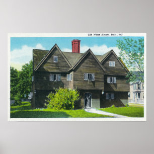 Poster Exterior View of the Old Witch House