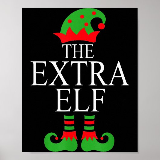 Poster Extra Elf Family Matching Christmas Group Pajama M (Devant)