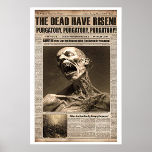 Poster Extra ! Extra ! La montée des morts !