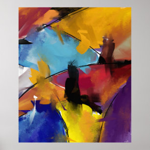 Poster Extra Grand Model "Abstract 1412"