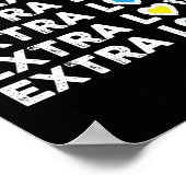 Poster Extra Love Down Syndrome Sensibilisation spéciale (Coin)
