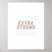 Poster Extra Strong – Unbreakable Mindset (Devant)