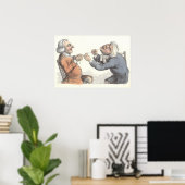 Poster Extraction dentaire du 19e siècle - Horreurs denta (Bureau à domicile)