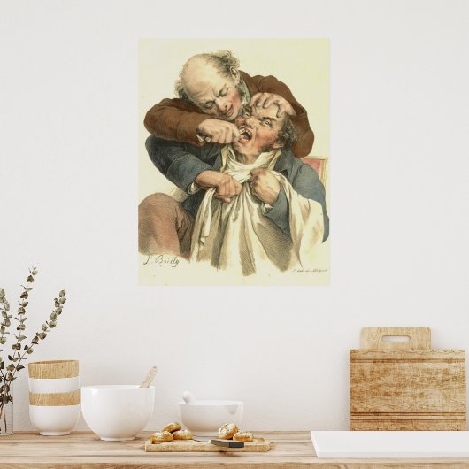 Poster Extraction des dents 1790 (Cuisine)