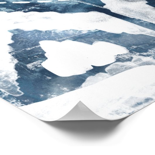 Poster Extraction d'Indigo - Géométrique (Coin)