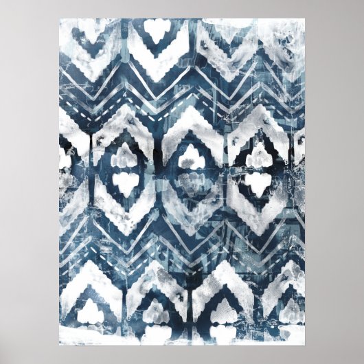 Poster Extraction d'Indigo - Géométrique (Devant)