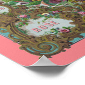 Poster Extrait de cuisson des fruits à fleurs victorienne (Coin)