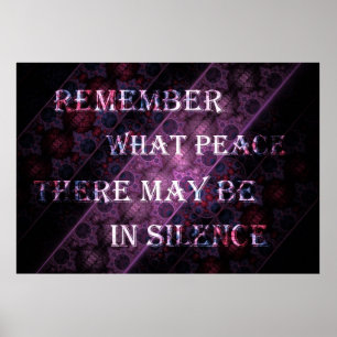 Poster Extrait de poème Royal Stripe Desiderata