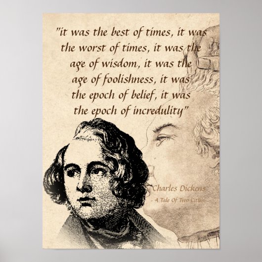 Poster Extrait D'Une Histoire De Deux Villes (Devant)