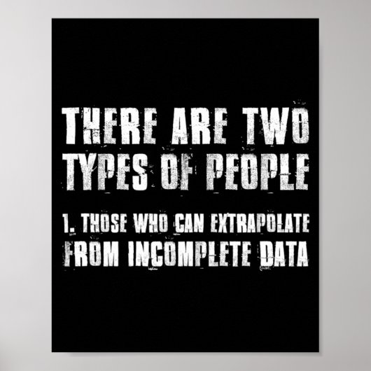 Poster Extrapoler à partir de données incomplètes de deux (Devant)