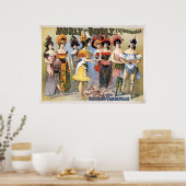 Poster Extravaganza Hurly Burly et Vaudeville raffinée (Cuisine)