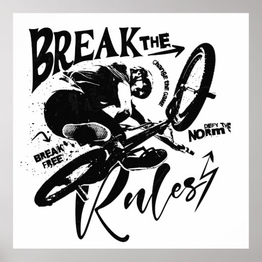 Poster Extreme BMX Freestyle Rider (Devant)