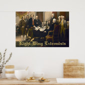 Poster Extrémistes de droite (Cuisine)