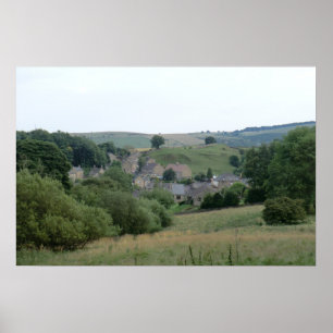 Poster Eyam, le village de la peste historique de Derbysh