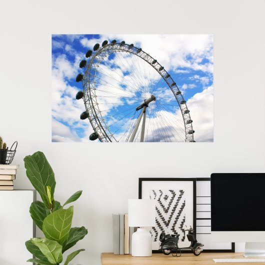 Poster Eye de Londres (Bureau à domicile)