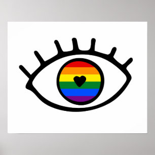 Poster Eye Rainbow