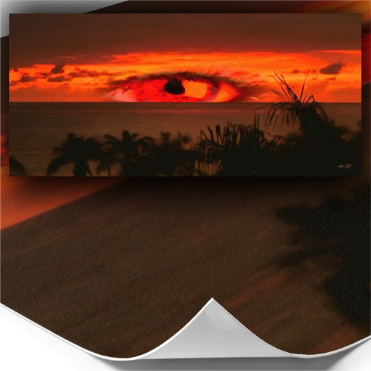 Poster Eye Sunset 2106 Imprimer