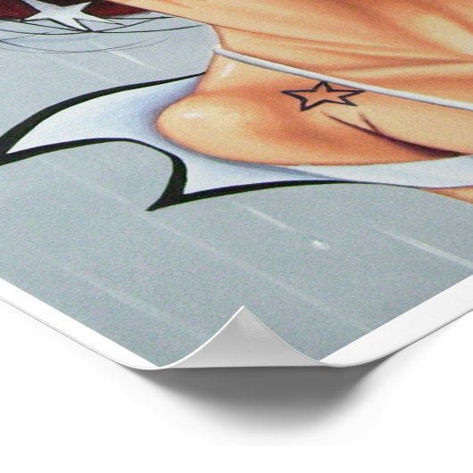 Poster Eyelashes et oreilles (Coin)