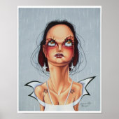 Poster Eyelashes et oreilles (Devant)