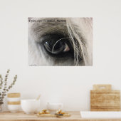 Poster Eyes Equine — Mustang espagnol (Cuisine)