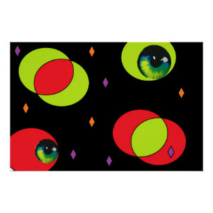 Poster Eyezeen - Ken Gage Art abstrait