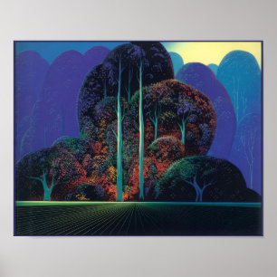 Poster Eyvind Earle - Teintes adoucissantes du crépuscule