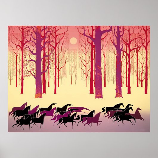 Poster Eyvind Earle - Terre du soleil de minuit - 1983; U (Devant)