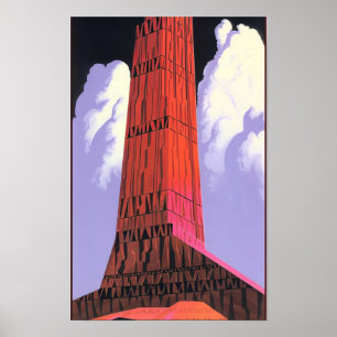 Poster Eyvind Earle - Tonnerre au loin - 1997;