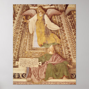 Poster Ezekiel et Angel tenant chalice de la