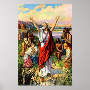 Poster Ezra 8 Ezra prie pour l'affiche Aide de Dieu