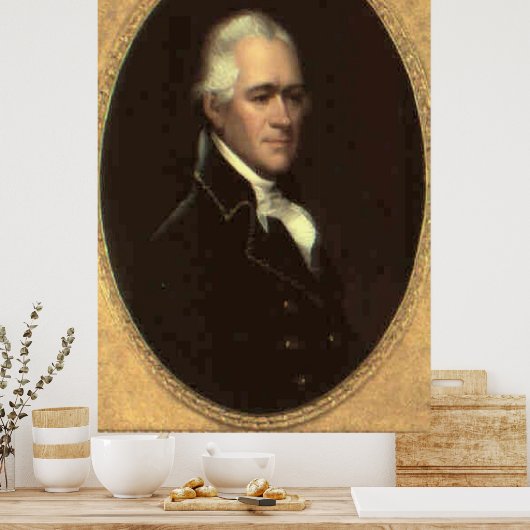 Poster Ezra Ames / Alexander Hamilton / (Cuisine)
