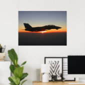 Poster F14 Tomcat Fighter Jet Afghanistan Grande toile (Bureau à domicile)