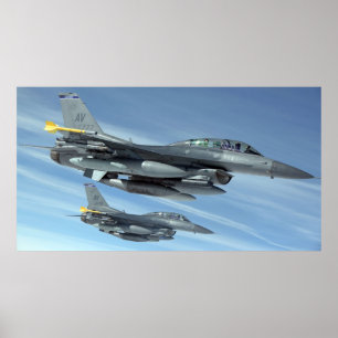 Poster F16 Lutter contre les faucons