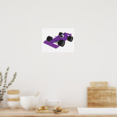 Poster F1 Race Car (Cuisine)