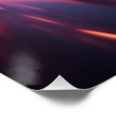 Poster F1 Vitesse D'Éclatement À Travers Des Pistes Légèr (Coin)