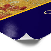 Poster *~* F4 Elegant Flower Gold Vintage 23 (Coin)