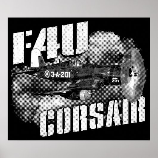 POSTER F4U CORSAIR (Devant)