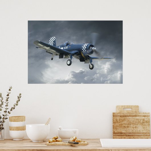 Poster F4U Corsair (Cuisine)