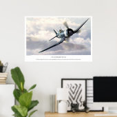 Poster F4U Corsair (Bureau à domicile)