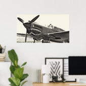 Poster F4U Corsair (Bureau à domicile)