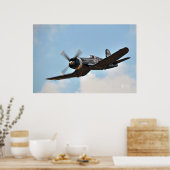 Poster F4U Corsair GullWing (Cuisine)