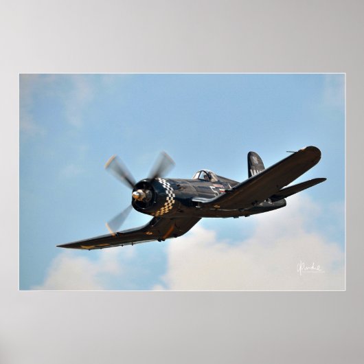 Poster F4U Corsair GullWing (Devant)