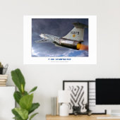 Poster F-104 Lockheed Starfighter (Bureau à domicile)