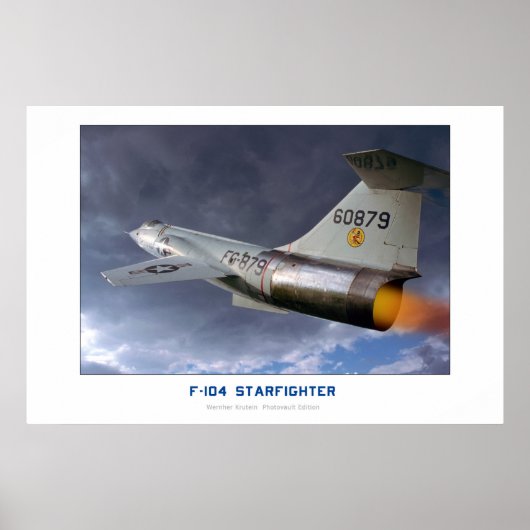 Poster F-104 Lockheed Starfighter (Devant)