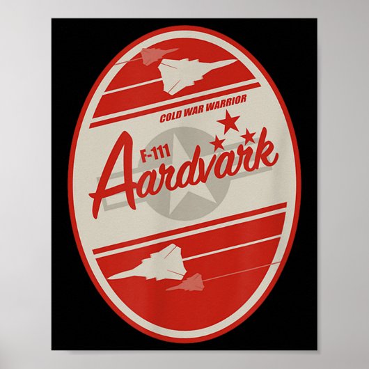 Poster F-111 Aardvark (Devant)