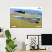 Poster F-111A AARDVARK et EF-111A RAVEN (Bureau à domicile)