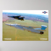 Poster F-111A AARDVARK et EF-111A RAVEN (Devant)