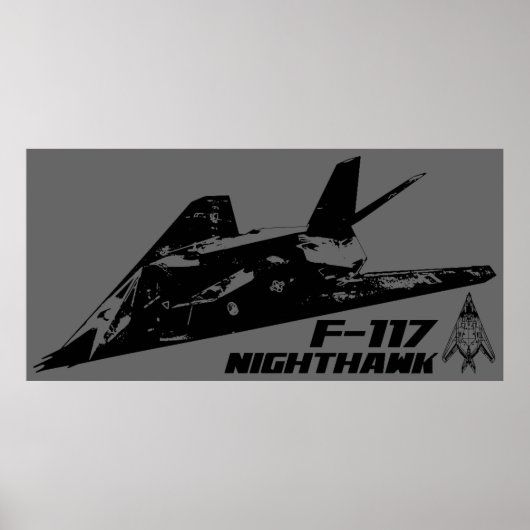 Poster F-117 Nighthawk (Devant)