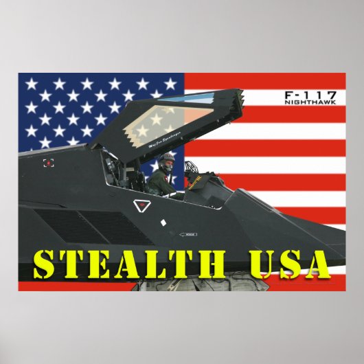 Poster F-117 Stealth USA (Devant)